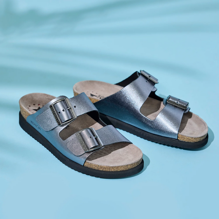 Mephisto Hester Slide Sandal (Women) - Grey Odysee Sandal - Slide - The Heel Shoe Fitters