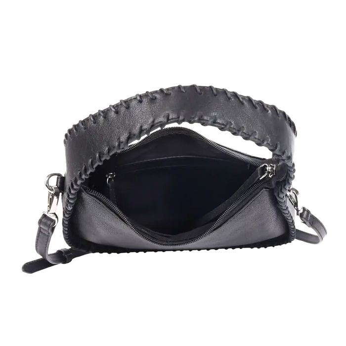 Milo Nico Hobo Bag - Black Accessories - Bags - Crossbody - The Heel Shoe Fitters