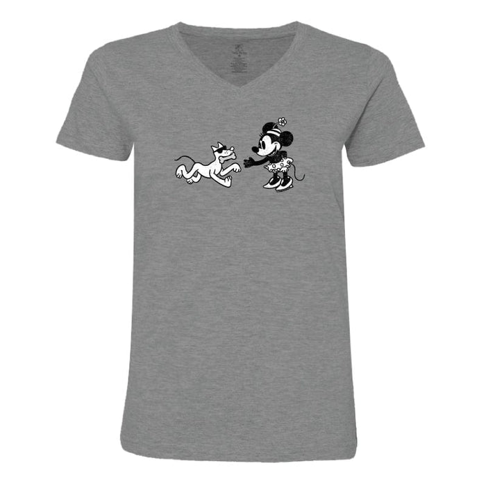 Minnie But Mighty - Ladies T-Shirt V-Neck