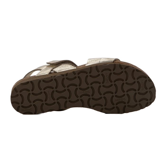 Naot Kayla Arch Pro Wedge Sandal (Women) - Cognac Leather Sandal - Heel/Wedge - The Heel Shoe Fitters