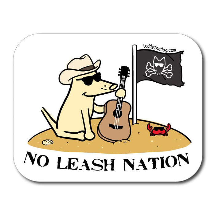 No Leash Nation - Sticker