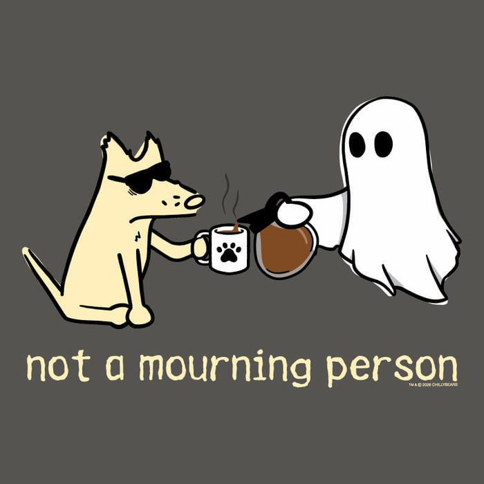 Not a Mourning Person - Ladies T-Shirt V-Neck
