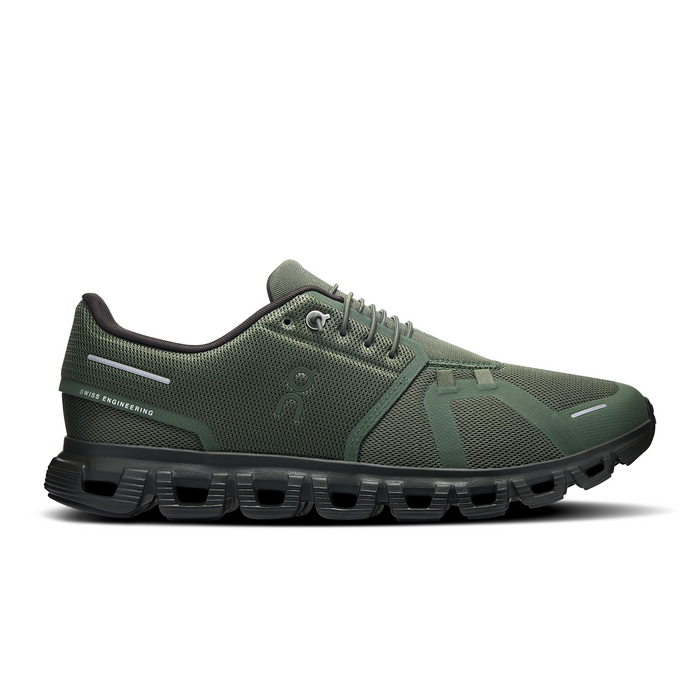 On Running Cloud 6 Running Shoe (Men) - Thyme/Espresso Athletic - Running - Cushion - The Heel Shoe Fitters