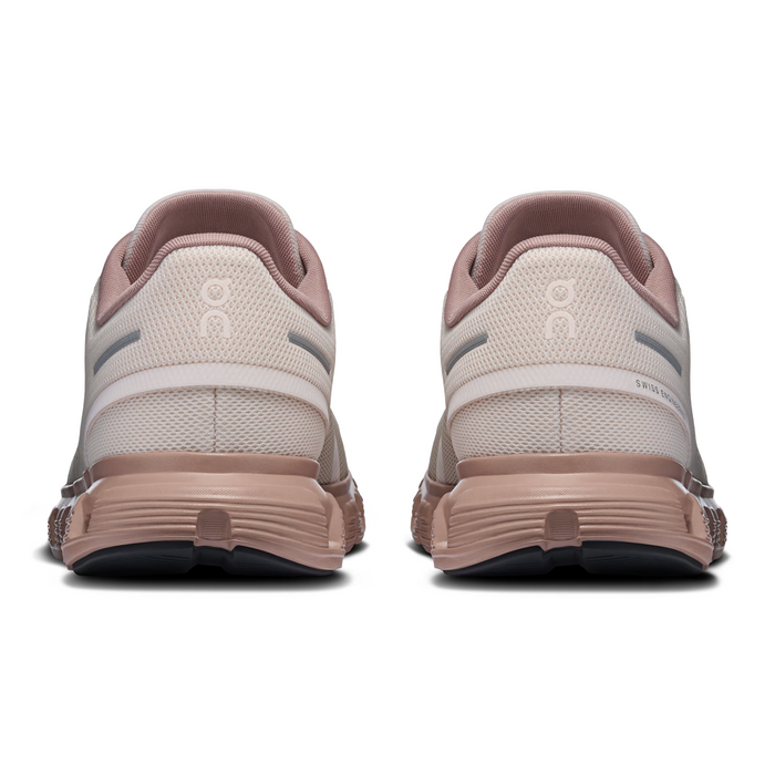 On Running Cloud 6 Running Shoe (Women) - Oyster/Biscuit Athletic - Running - Cushion - The Heel Shoe Fitters