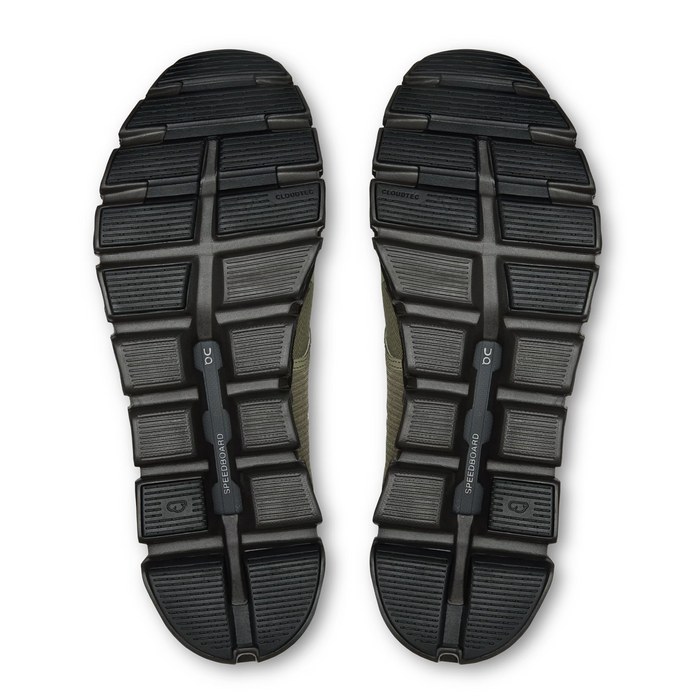 On Running Cloud 6 Waterproof Running Shoe (Men) - Olive/Espresso Athletic - Running - Cushion - The Heel Shoe Fitters