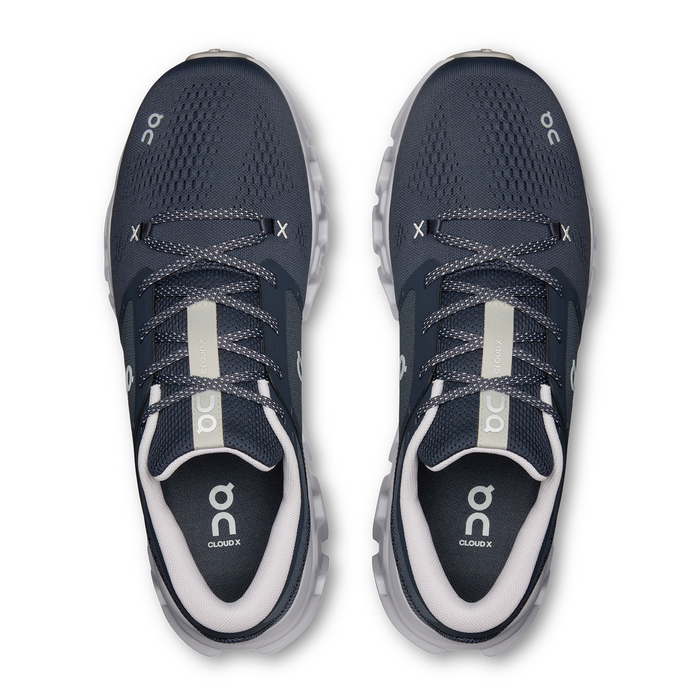 On Running Cloud X 5 Running Shoe (Men) - Navy/Glacier Athletic - Running - Neutral - The Heel Shoe Fitters