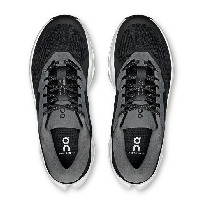 On Running Cloudrunner 3 Running Shoe (Women) - Black/Ivory Athletic - Running - Cushion - The Heel Shoe Fitters