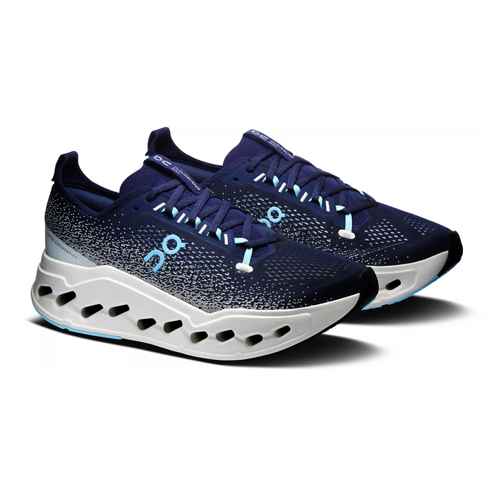 On Running Cloudsurfer Max Running Shoe (Men) - Midnight/Ivory Athletic - Running - Cushion - The Heel Shoe Fitters