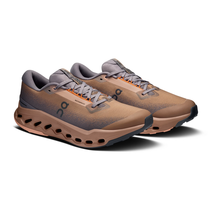 On Running Cloudsurfer Trail 2 Waterproof Running Shoe (Men) - Portobello/Pebble Athletic - Running - Trail - The Heel Shoe Fitters