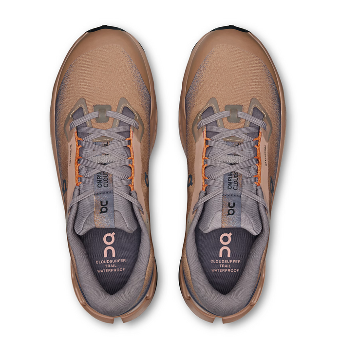 On Running Cloudsurfer Trail 2 Waterproof Running Shoe (Men) - Portobello/Pebble Athletic - Running - Trail - The Heel Shoe Fitters