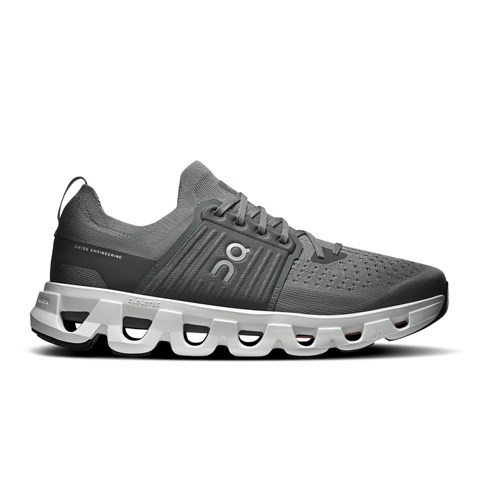 On Running Cloudswift 4 Running Shoe (Men) - Rock/White Athletic - Running - Cushion - The Heel Shoe Fitters