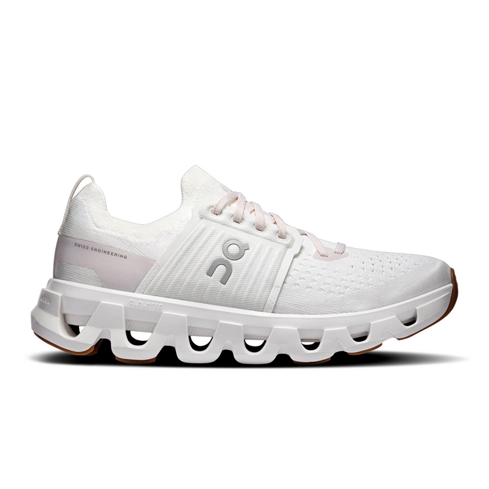 On Running Cloudswift 4 Running Shoe (Women) - White/Lily Athletic - Running - Cushion - The Heel Shoe Fitters