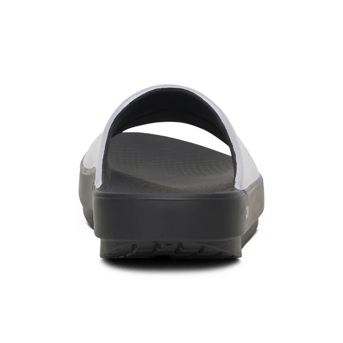 Oofos OOahh Luxe Slide (Women) - Black/Lavender Bliss Sandal - Slide - The Heel Shoe Fitters