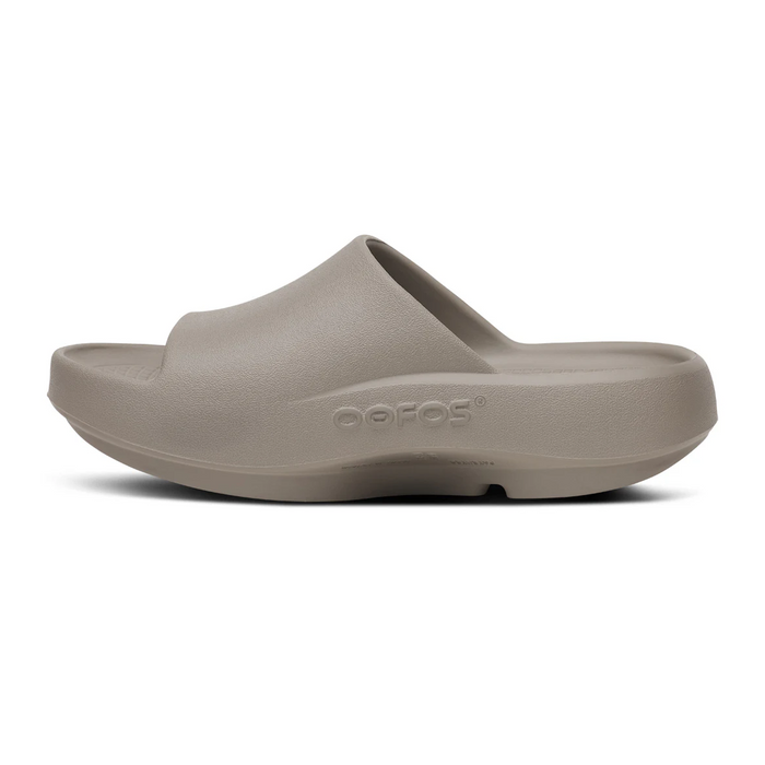 Oofos OOahh+ Slide Sandal (Unisex) - Driftwood Sandal - Slide - The Heel Shoe Fitters