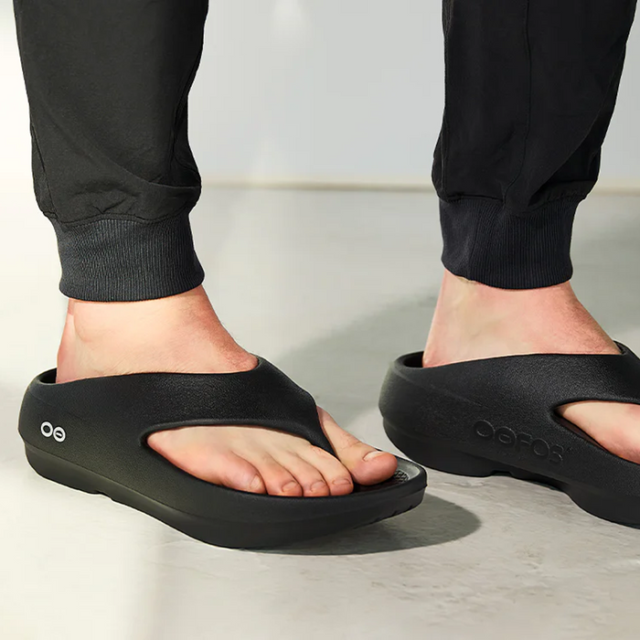 Oofos OOriginal+ Sandal (Unisex) - Black Sandal - Thong - The Heel Shoe Fitters