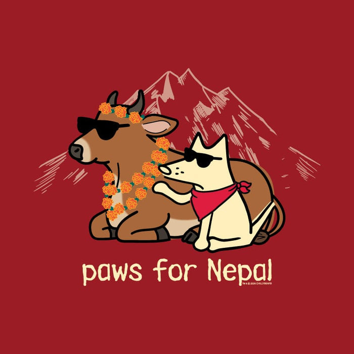 Paws for Nepal - Ladies T-Shirt V-Neck