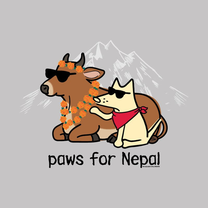 Paws for Nepal - Ladies T-Shirt V-Neck