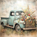 Petals And Pistons By Heidi Kuntz (Small) - Beige