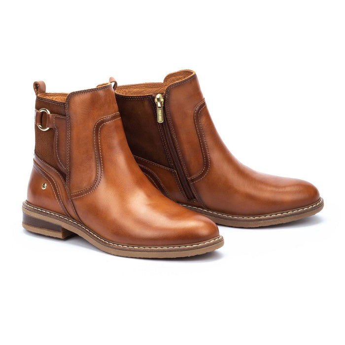 Pikolinos Aldaya W8J-8604C1 Ankle Boot (Women) - Brandy Leather Boots - Fashion - Ankle Boot - The Heel Shoe Fitters