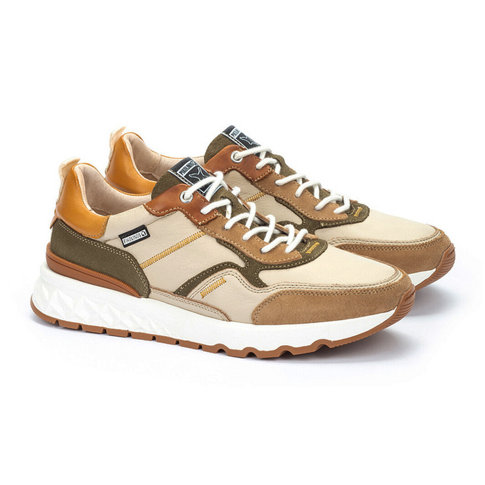 Pikolinos Aranda M8R-6374C1 Sneaker (Men) - Marfil Athletic - Casual - Lace Up - The Heel Shoe Fitters