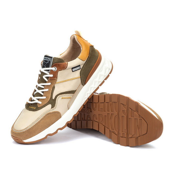 Pikolinos Aranda M8R-6374C1 Sneaker (Men) - Marfil Athletic - Casual - Lace Up - The Heel Shoe Fitters