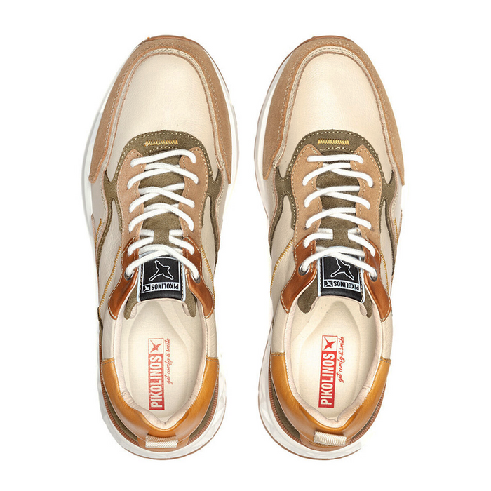 Pikolinos Aranda M8R-6374C1 Sneaker (Men) - Marfil Athletic - Casual - Lace Up - The Heel Shoe Fitters