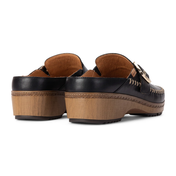Pikolinos Granada W0W-1638SEC1 Clog (Women) - Black Dress-Casual - Clogs & Mules - The Heel Shoe Fitters