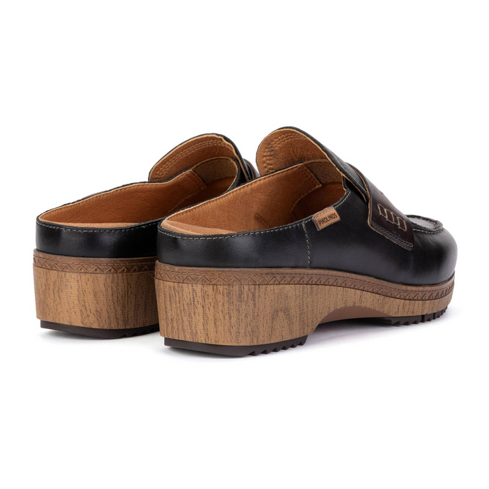 Pikolinos Granada W0W-3960C1 Clog (Women) - Black Dress-Casual - Clogs & Mules - The Heel Shoe Fitters