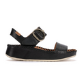 Pikolinos Marina W1C-0709 Wedge Sandal (Women) - Black Sandal - Heel/Wedge - The Heel Shoe Fitters