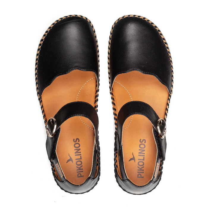 Pikolinos Marina W1C-0893 Wedge Sandal (Women) - Black Sandal - Heel/Wedge - The Heel Shoe Fitters