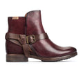 Pikolinos Ordino W8M-8919 Ankle Boot (Women) - Garnet Leather Boots - Fashion - Ankle Boot - The Heel Shoe Fitters