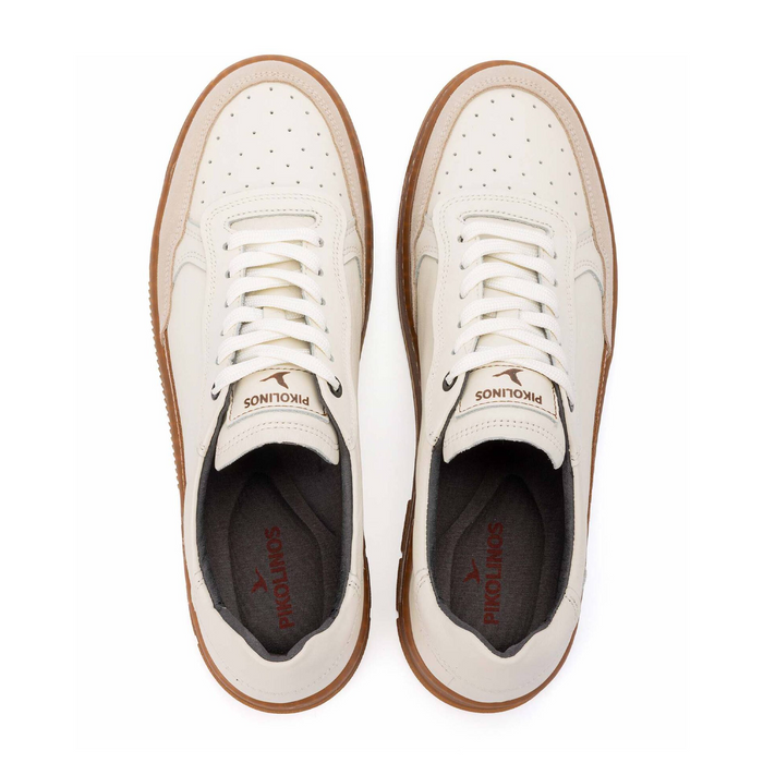 Pikolinos Salinas M1U-6022C1 Sneaker (Men) - Off White Athletic - Casual - Lace Up - The Heel Shoe Fitters
