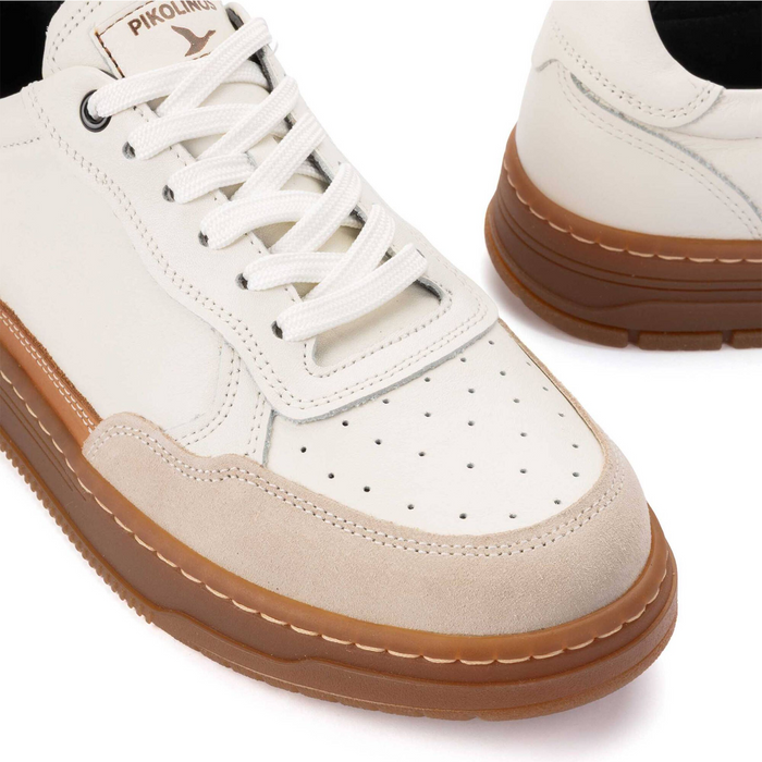 Pikolinos Salinas M1U-6022C1 Sneaker (Men) - Off White Athletic - Casual - Lace Up - The Heel Shoe Fitters