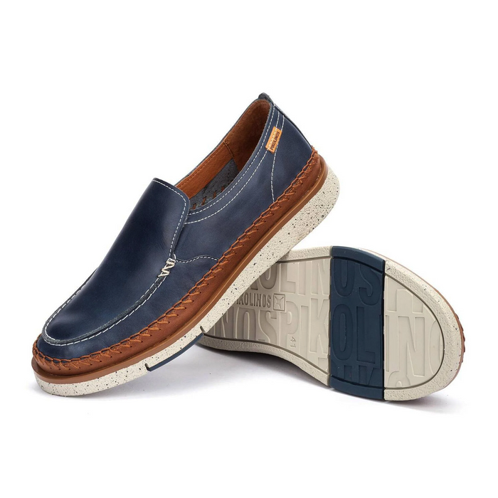 Pikolinos San Juan M6L-3085C1 Slip On (Men) - Blue Dress-Casual - Slip On - The Heel Shoe Fitters
