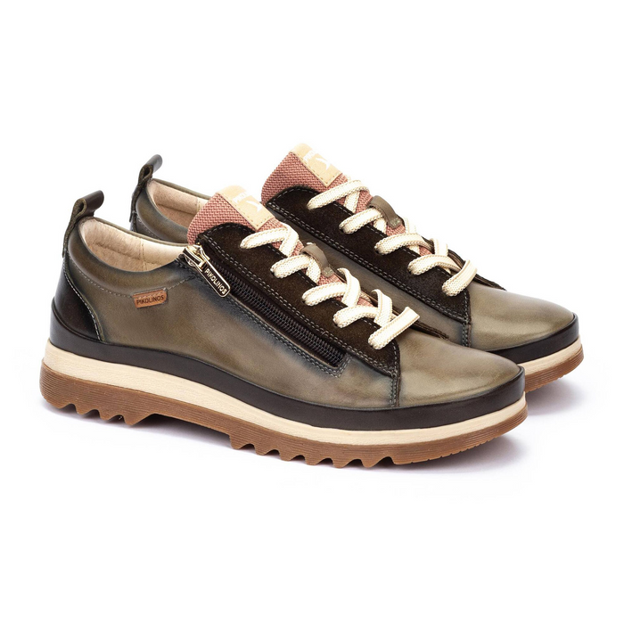 Pikolinos Vigo W3W-6979C5 Sneaker (Women) - Sage Athletic - Casual - Lace Up - The Heel Shoe Fitters