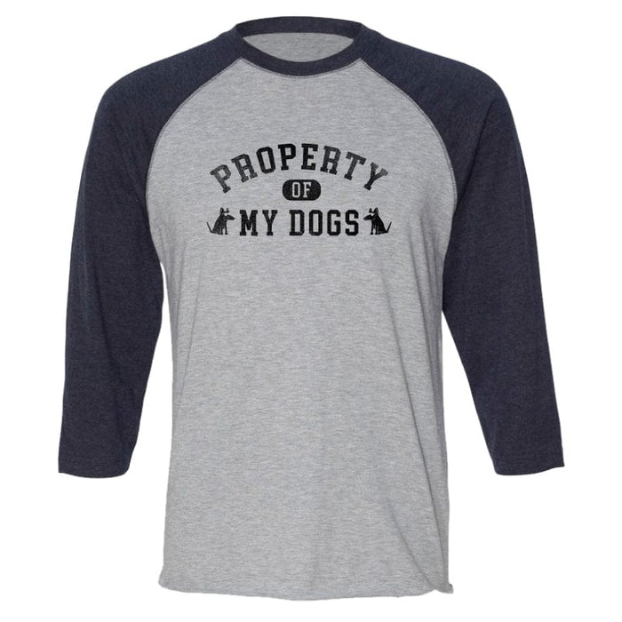 Property of my Dog(s) - Baseball T-Shirt