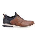 Rieker Dustin 54 Slip On (Men) - Nuss/Lake/Navy/Amaretto Dress-Casual - Oxford - The Heel Shoe Fitters