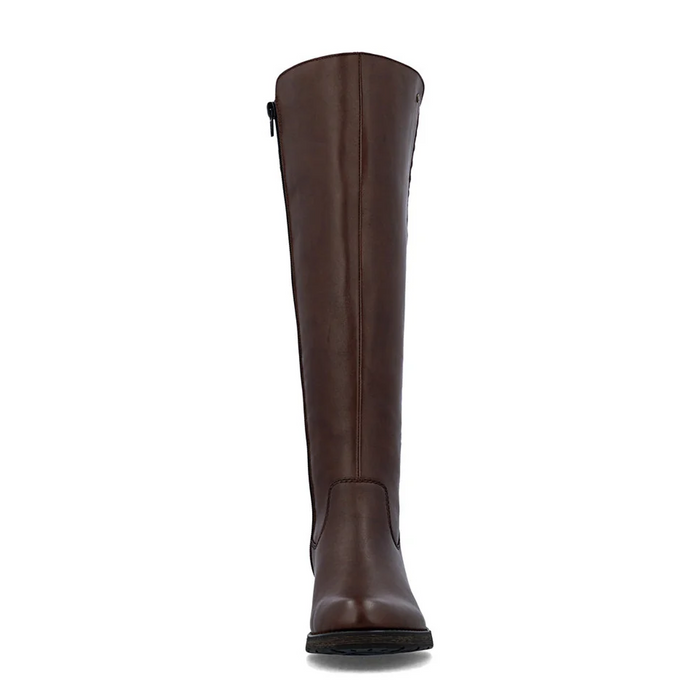 Rieker Faith Z9591 Tall Boot (Women) - Ebony/Moro/Chestnut Boots - Casual - High - The Heel Shoe Fitters