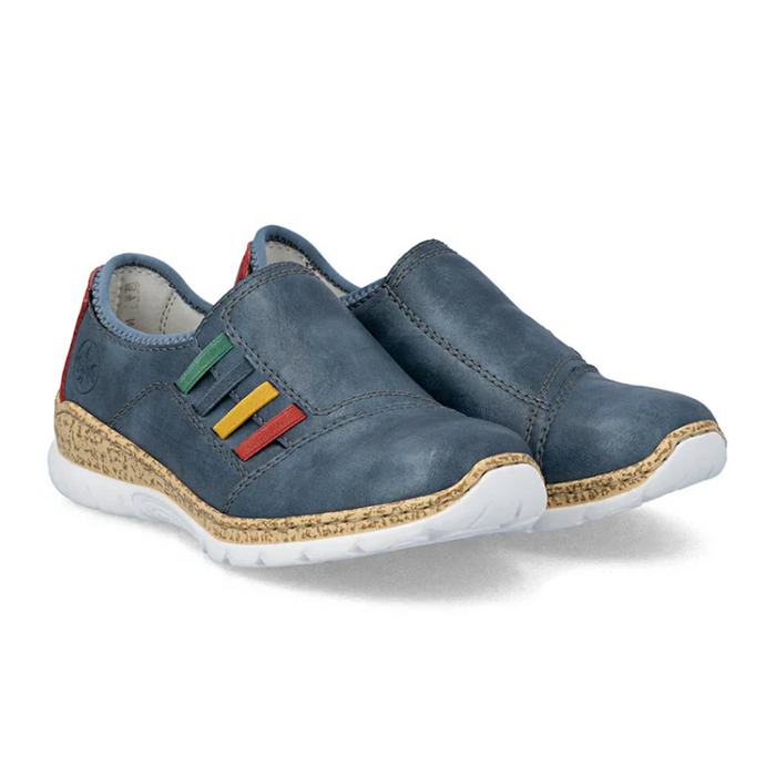 Rieker Nikita 64 Slip On (Women) - Royal Dress-Casual - Slip On - The Heel Shoe Fitters