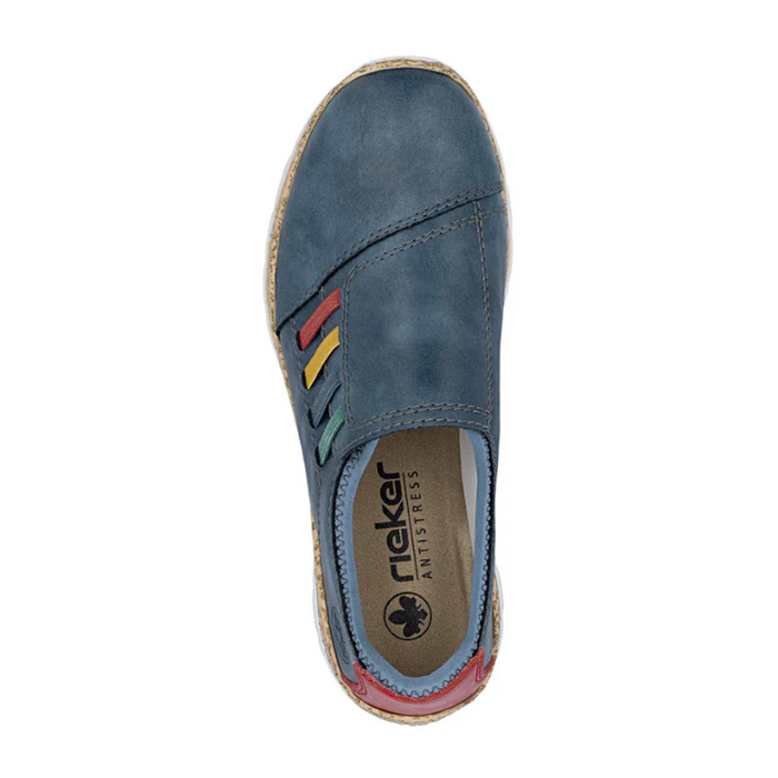 Rieker Nikita 64 Slip On (Women) - Royal Dress-Casual - Slip On - The Heel Shoe Fitters