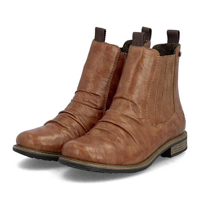 Rieker Ornella 74855 Chelsea Boot (Women) - Cuoio Boots - Casual - Low - The Heel Shoe Fitters