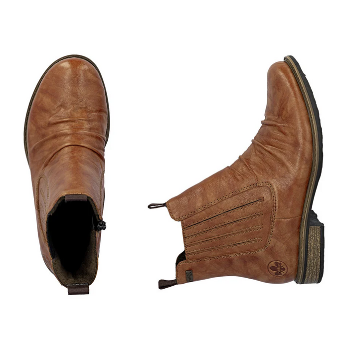 Rieker Ornella 74855 Chelsea Boot (Women) - Cuoio Boots - Casual - Low - The Heel Shoe Fitters