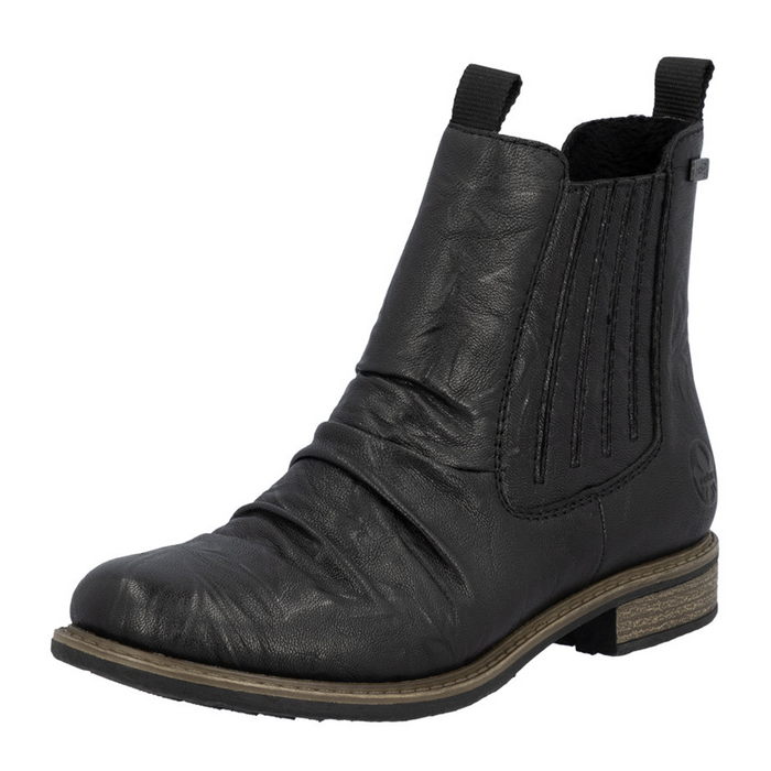 Rieker Ornella 74855 Chelsea Boot (Women) - Schwarz Boots - Casual - Low - The Heel Shoe Fitters