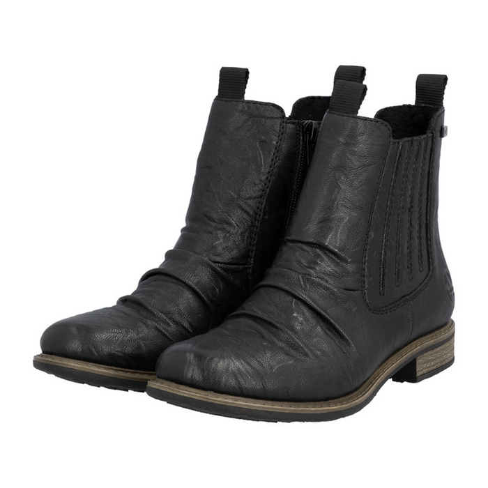 Rieker Ornella 74855 Chelsea Boot (Women) - Schwarz Boots - Casual - Low - The Heel Shoe Fitters