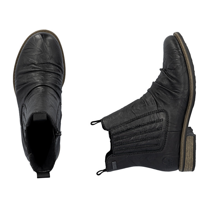 Rieker Ornella 74855 Chelsea Boot (Women) - Schwarz Boots - Casual - Low - The Heel Shoe Fitters