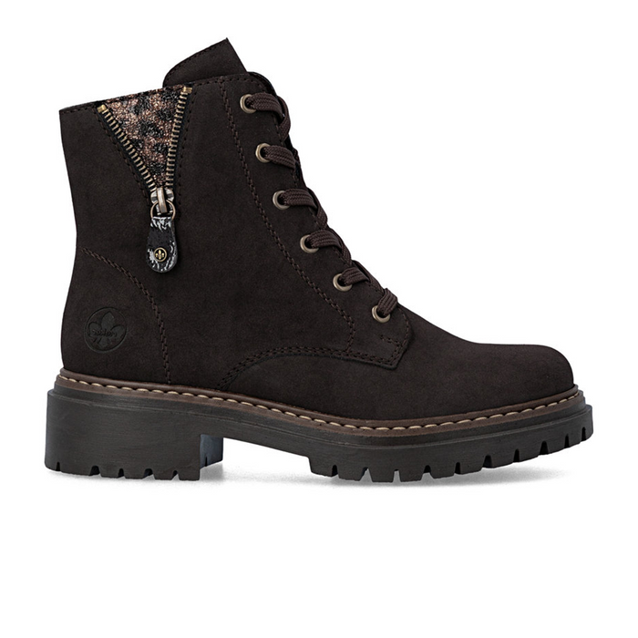 Rieker Pearl 72617 Lace Up Boot (Women) Boots - Casual - Low - The Heel Shoe Fitters