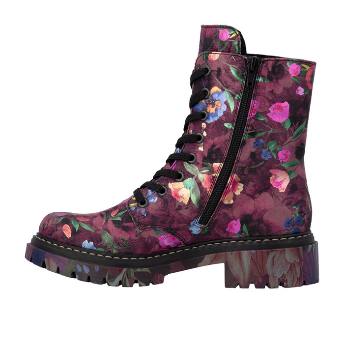 Rieker Pearl 72627 Lace Up Boot (Women) - Multi Boots - Casual - Low - The Heel Shoe Fitters