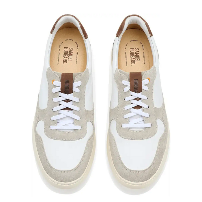 Samuel Hubbard Featherlight Napa Sneaker (Men) - White Leather Athletic - Casual - Lace Up - The Heel Shoe Fitters