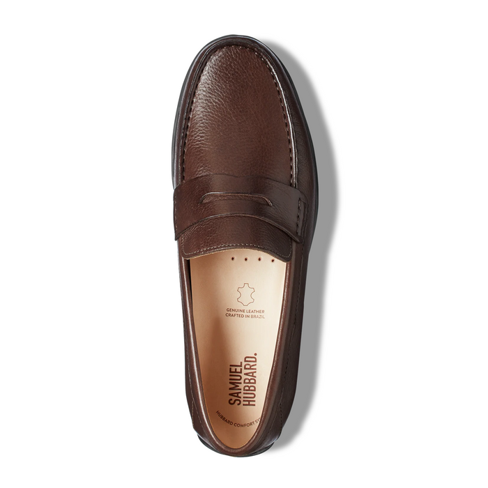 Samuel Hubbard Free Spirit Slip On (Men) - Brown Leather Dress-Casual - Slip On - The Heel Shoe Fitters