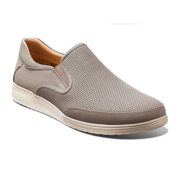 Samuel Hubbard Olema Slip On (Men) - Mushroom Nubuck Dress-Casual - Slip On - The Heel Shoe Fitters